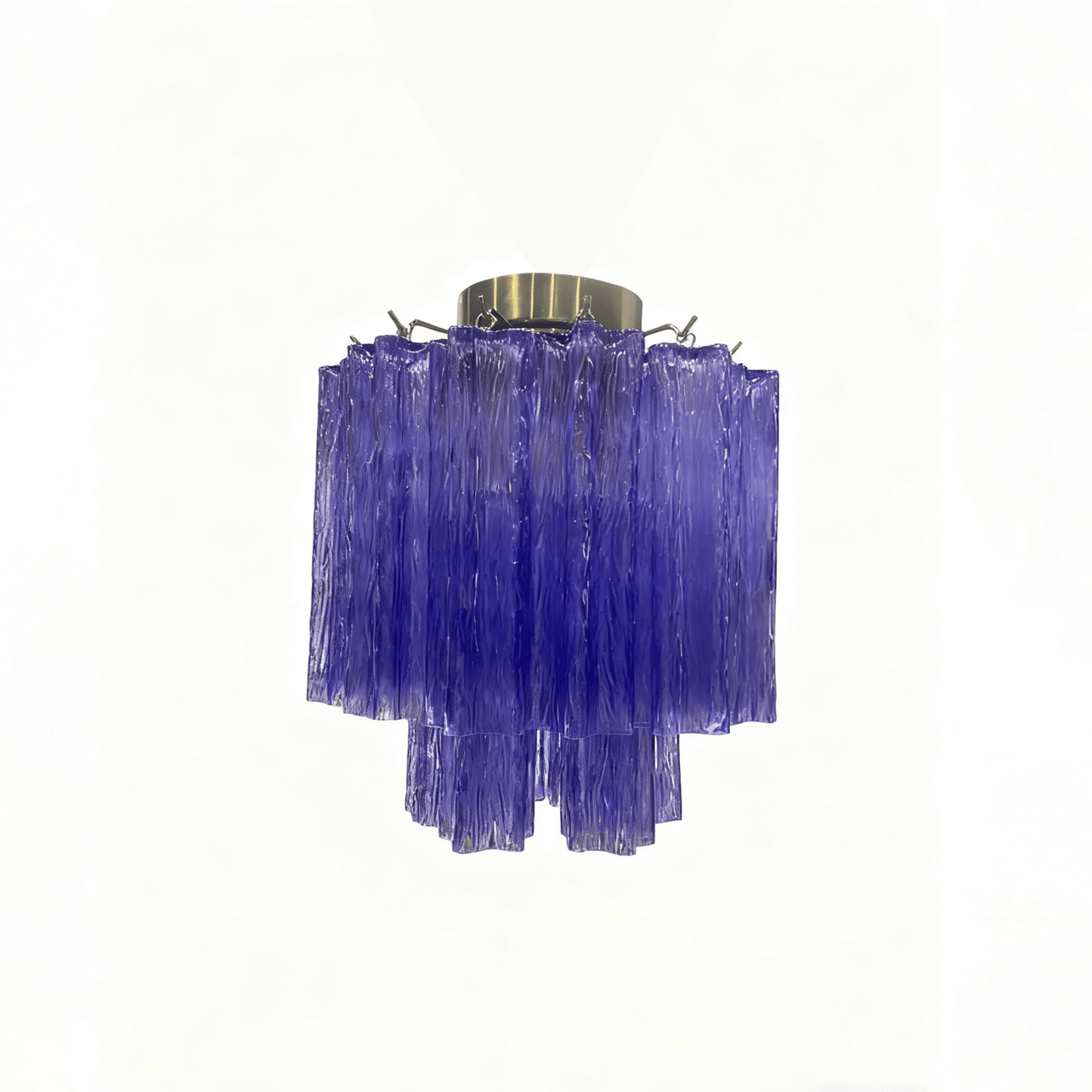Fiora Pink Murano Glass Ceiling Lamp