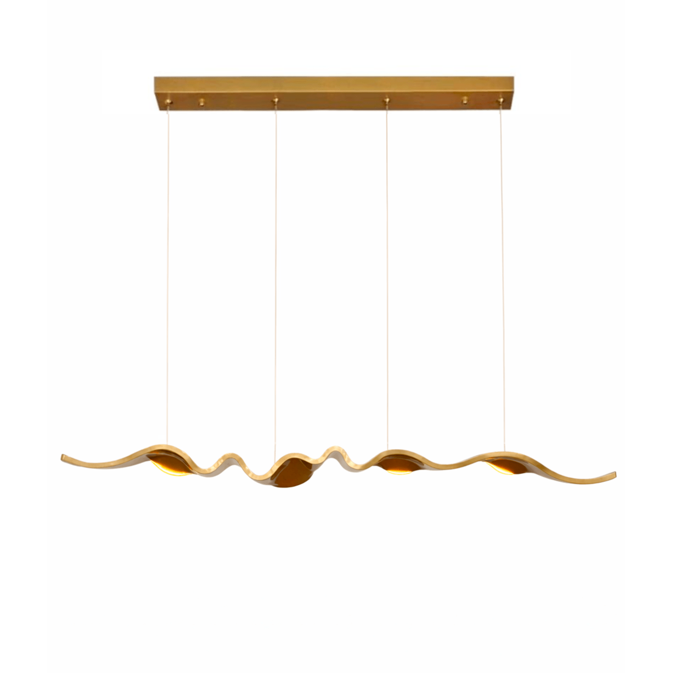 Gold Ribbon Chandelier