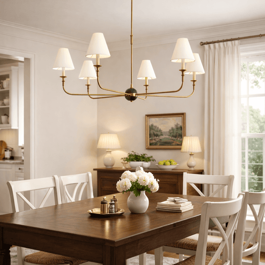 Aurelian Span Fabric Chandelier