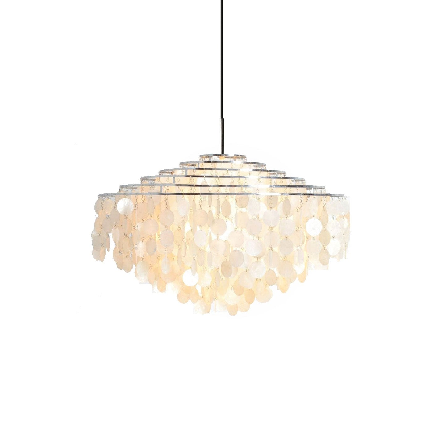 Round Shell Chandelier