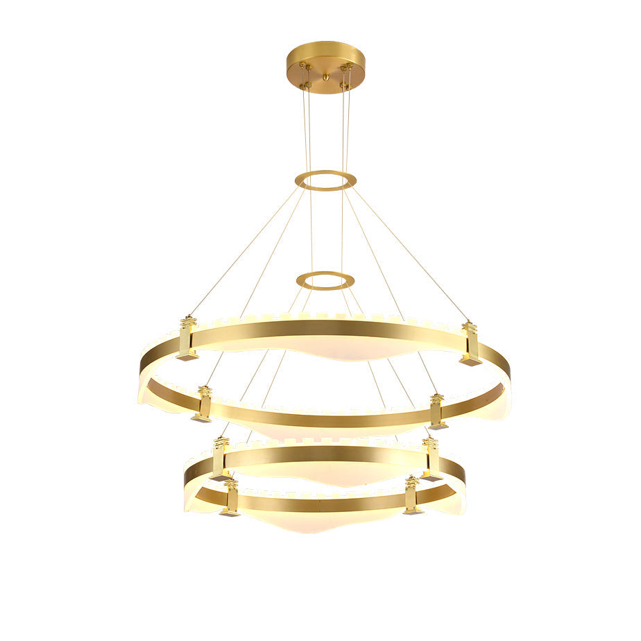 Ring Metallic Chandelier
