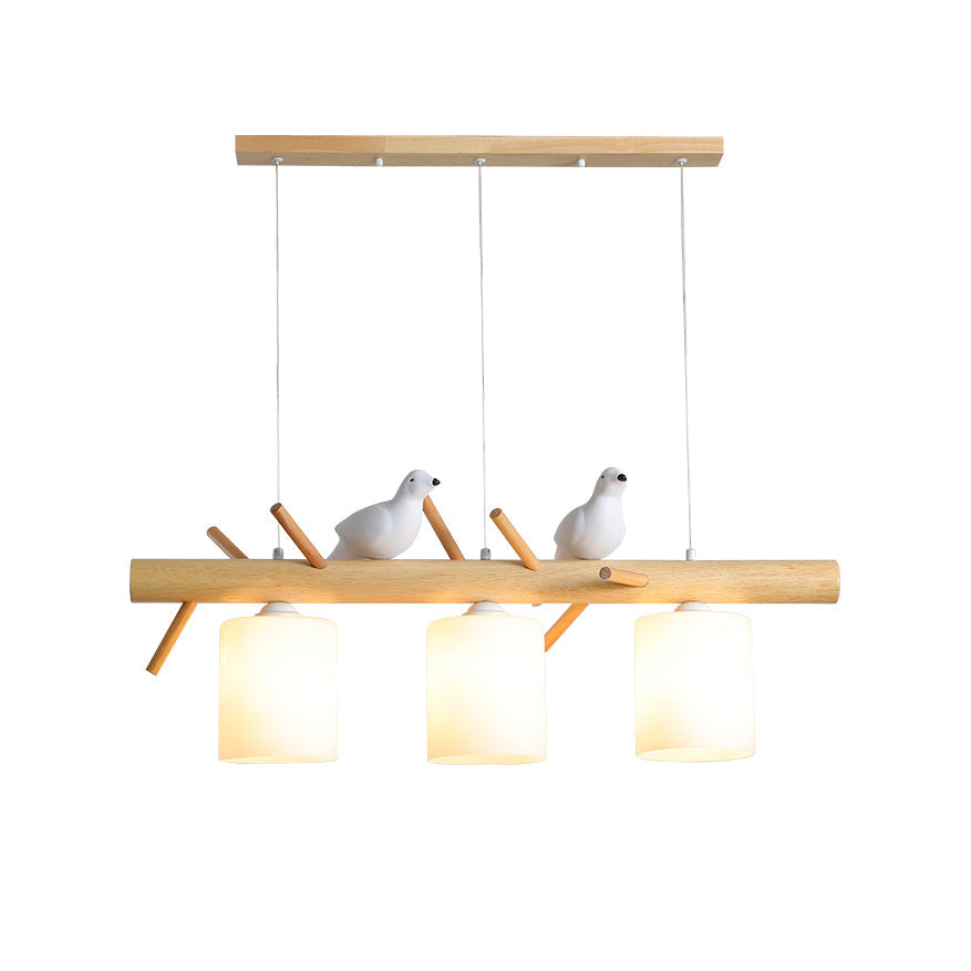 Birdy Wooden Pendant Lamp
