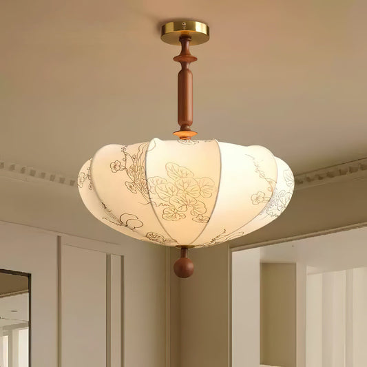 Floral Patterned Ceiling Light