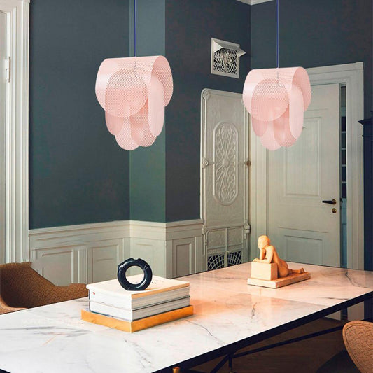 Perforated Metal Pendant Light