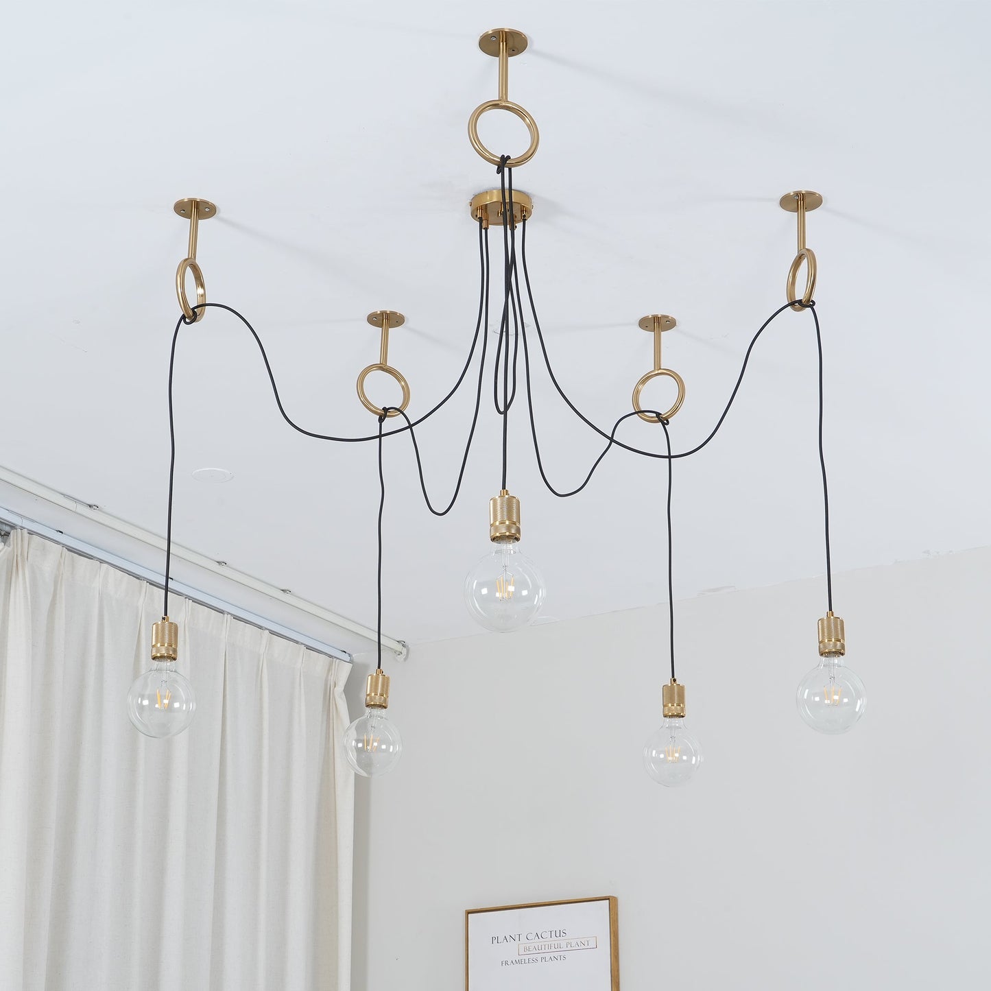 Industrial Spider Chandelier