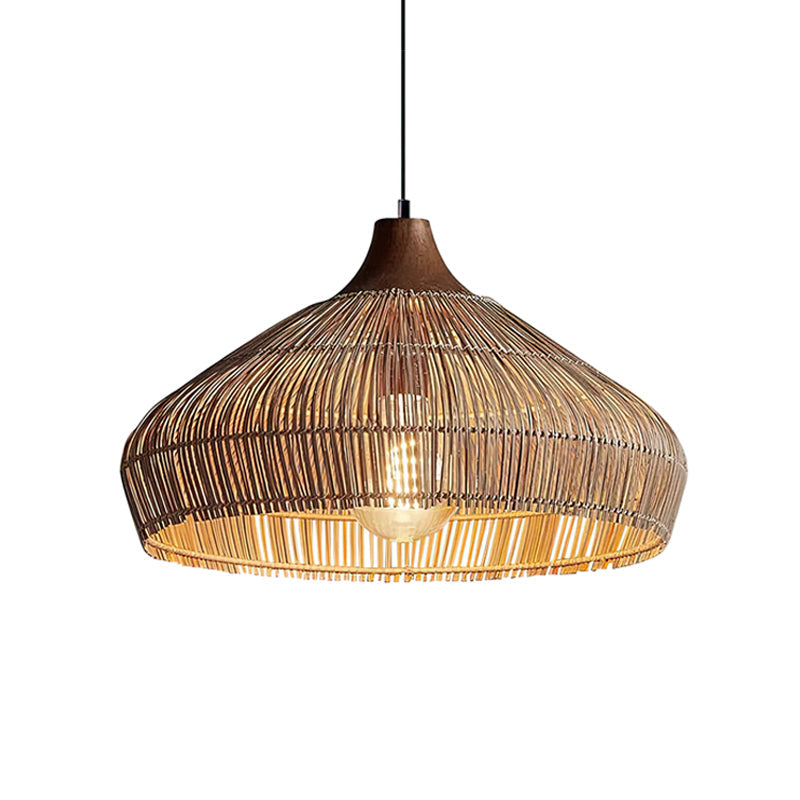 Wicker Rattan Pendant Light