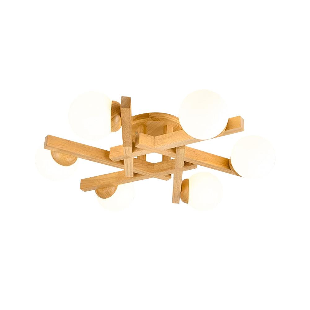 Wood Orin Ceiling Light