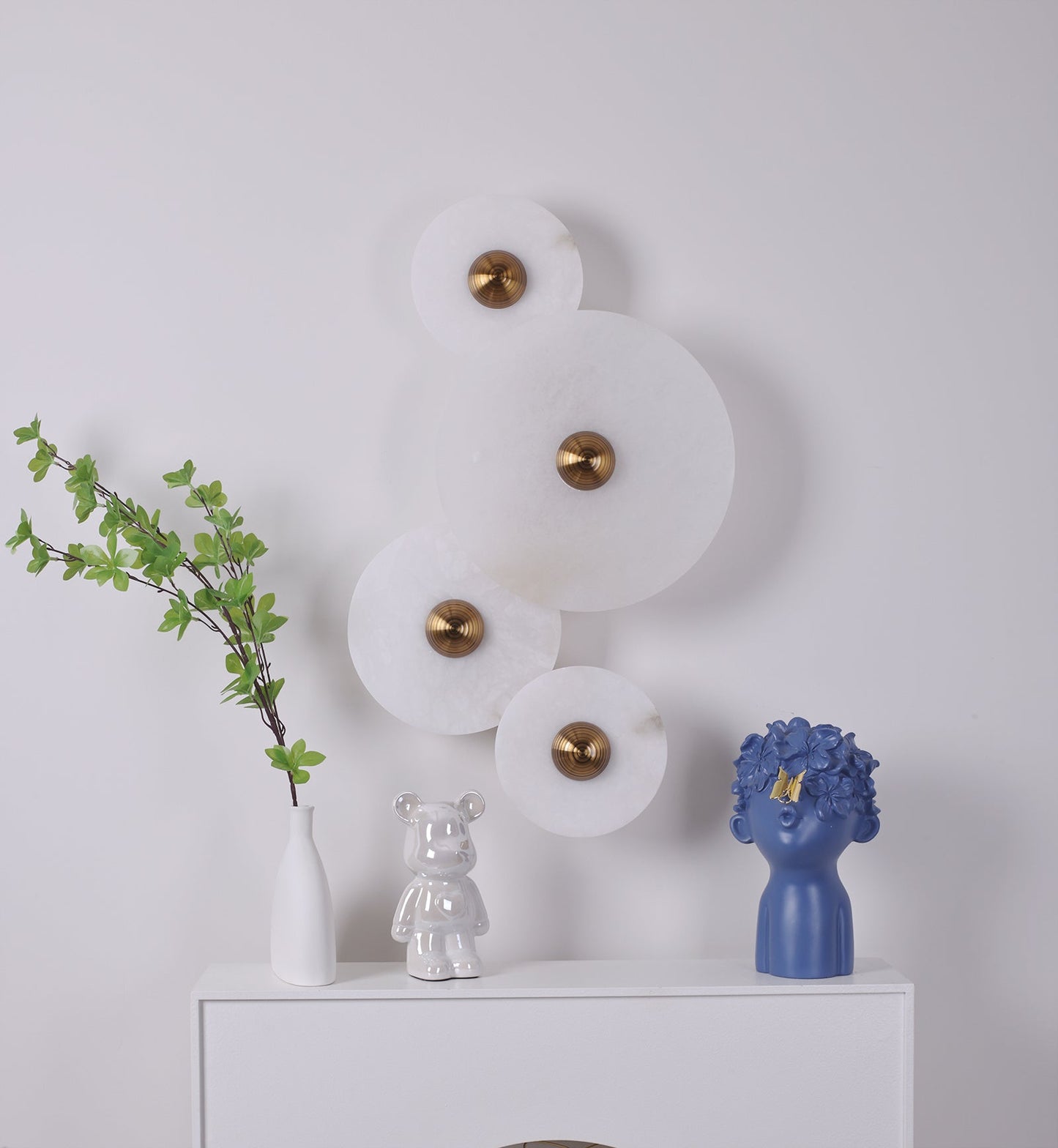 Alabaster Planes Wall Lamp