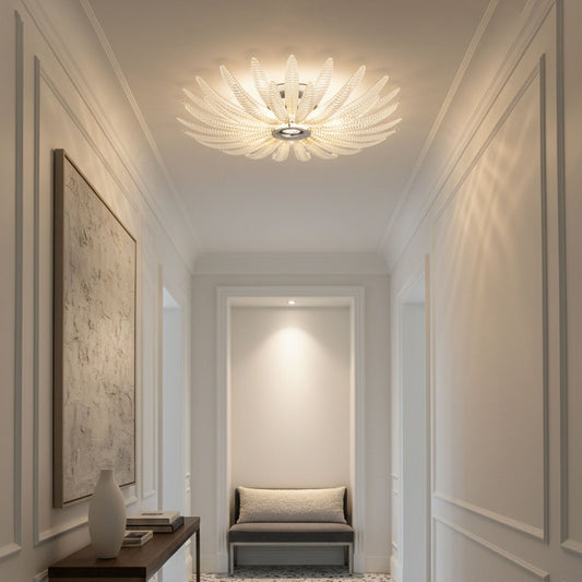 Aurelia Glass Petal Ceiling Light