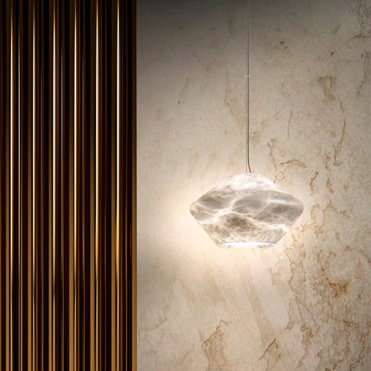 Alabaster Veil Pendant Light