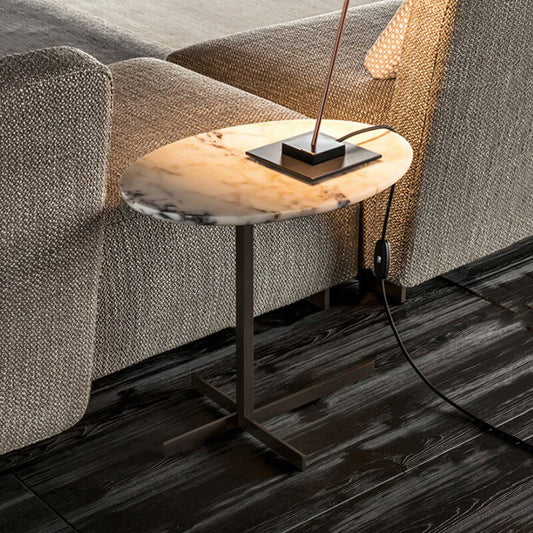 Marble Accent Side Table