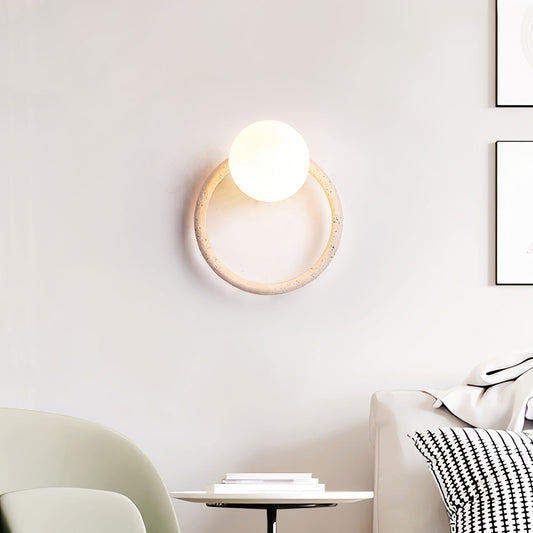 Orria Travertine Wall Light
