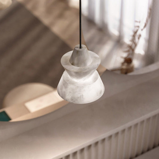Strata Alabaster Pendant Light