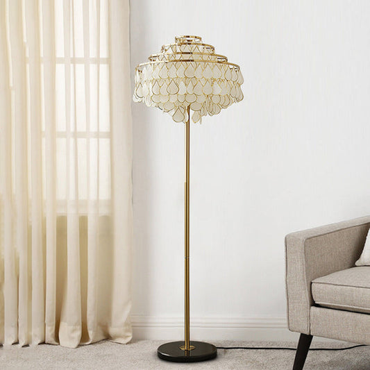 Abbington Shell Floor Lamp