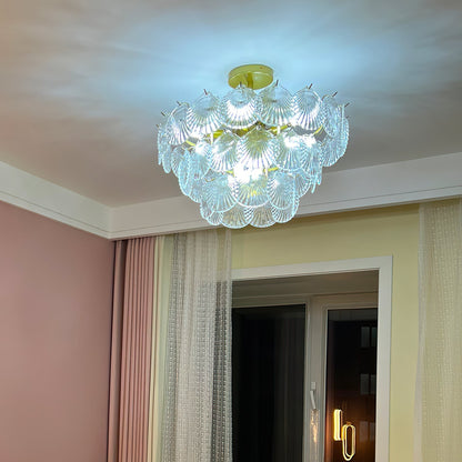 Shell Glass chandelier