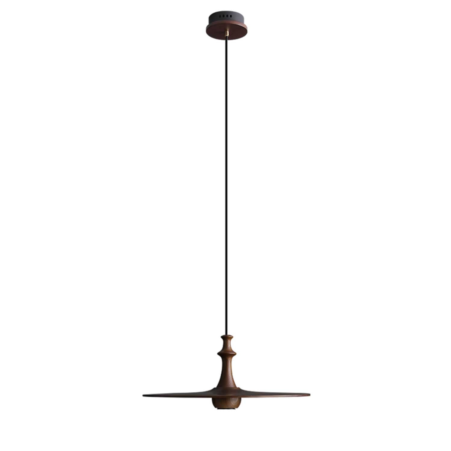 Wooden Spin Pendant Light