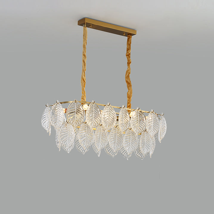 Leaf Glass Chandelier