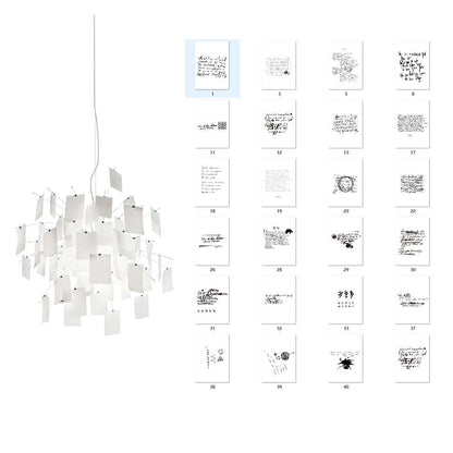 Paper Chandelier