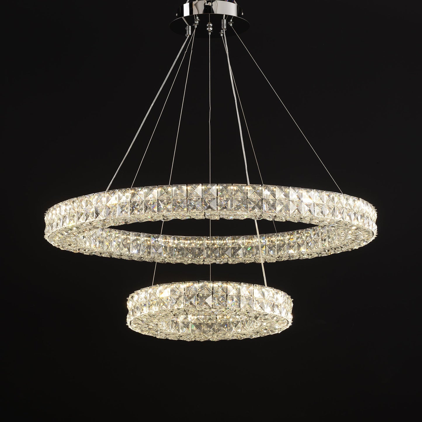 Asscher Ring Chandelier