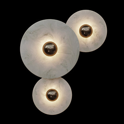 Alabaster Planes Wall Lamp