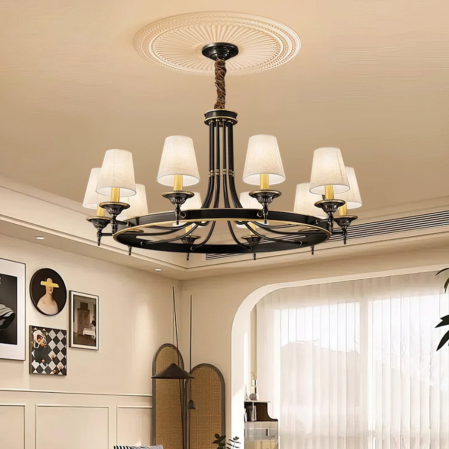 Myrna Fabric Chandelier