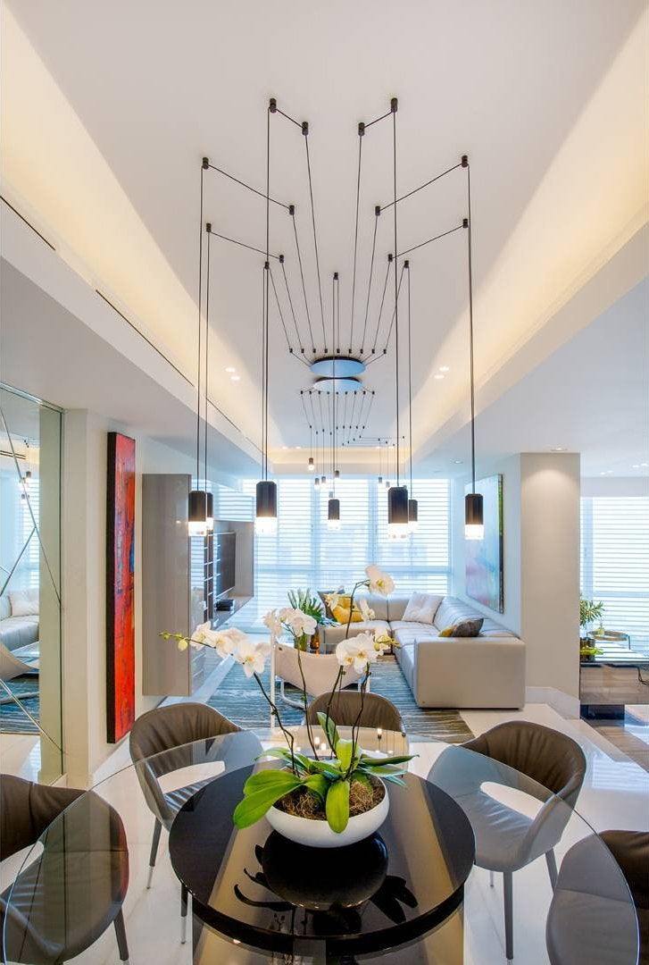 Lines free-form Pendant light