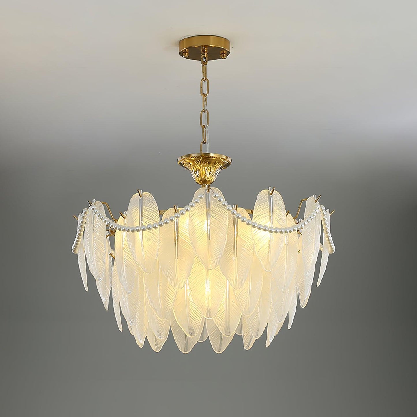 Crystal Feather Chandeliers