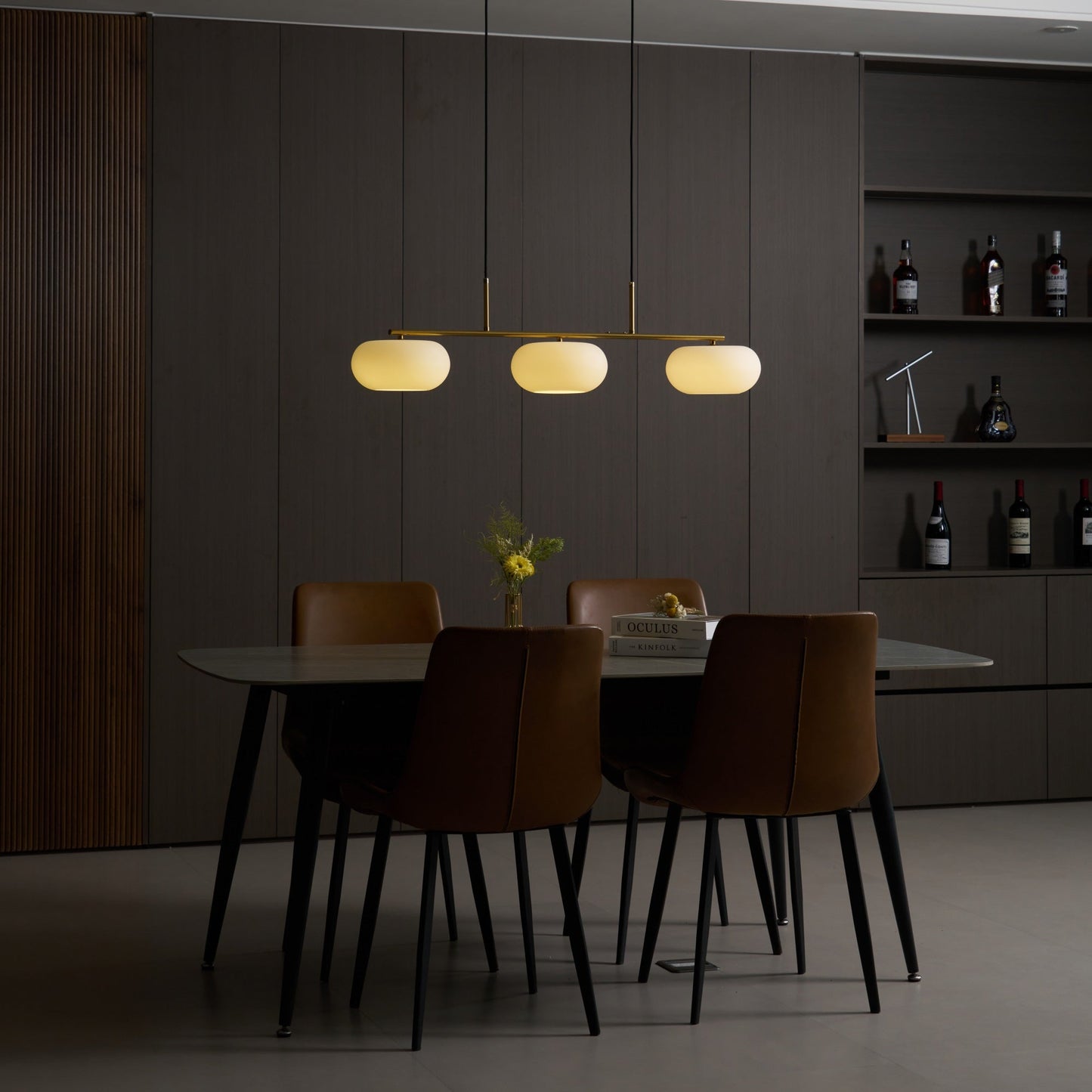 Sculptural Pendant Light