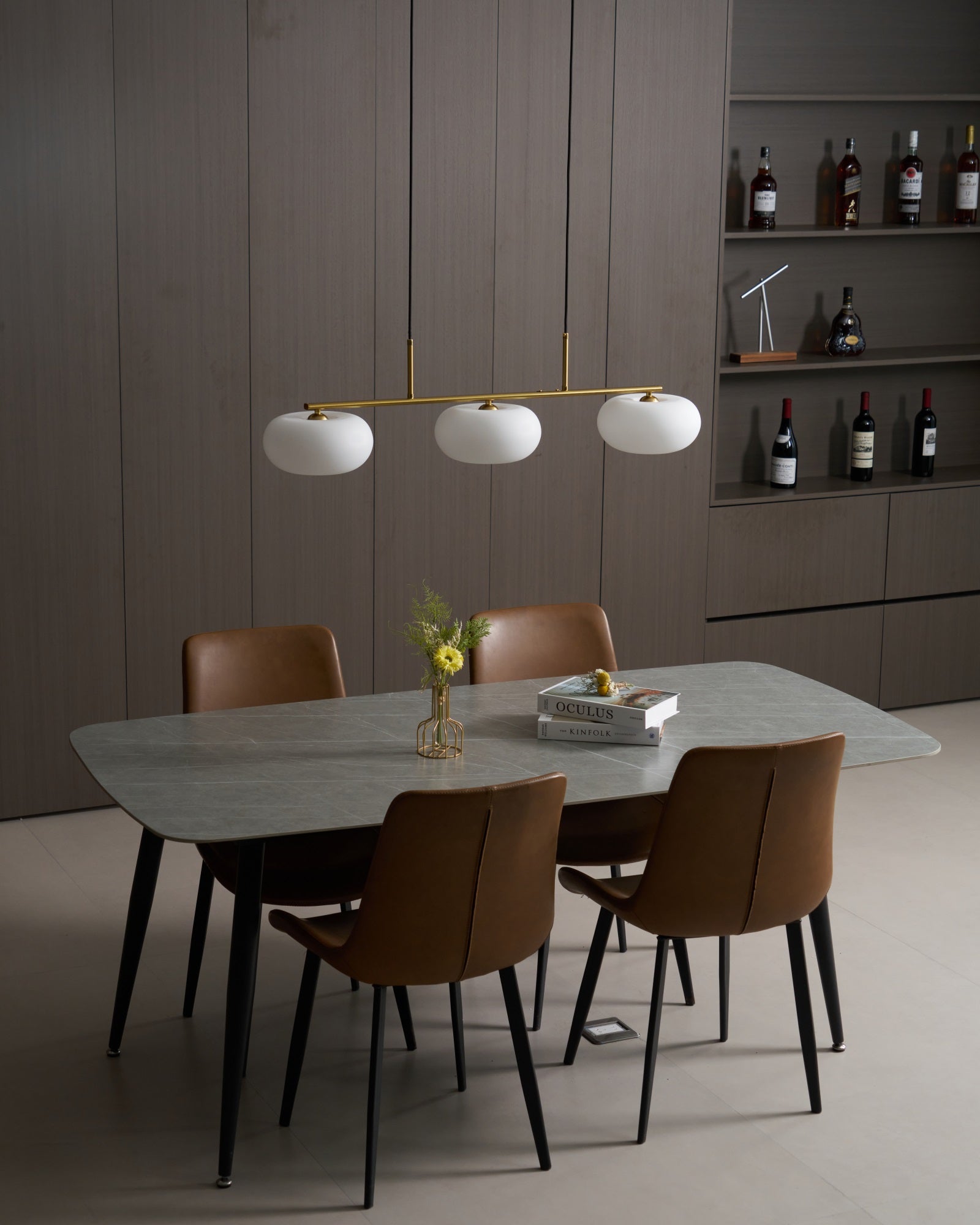 Sculptural Pendant Light