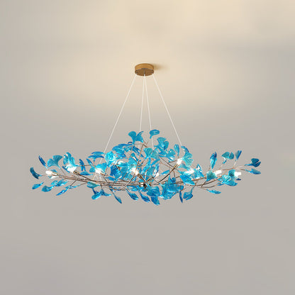 Acrylic Gingko Chandelier