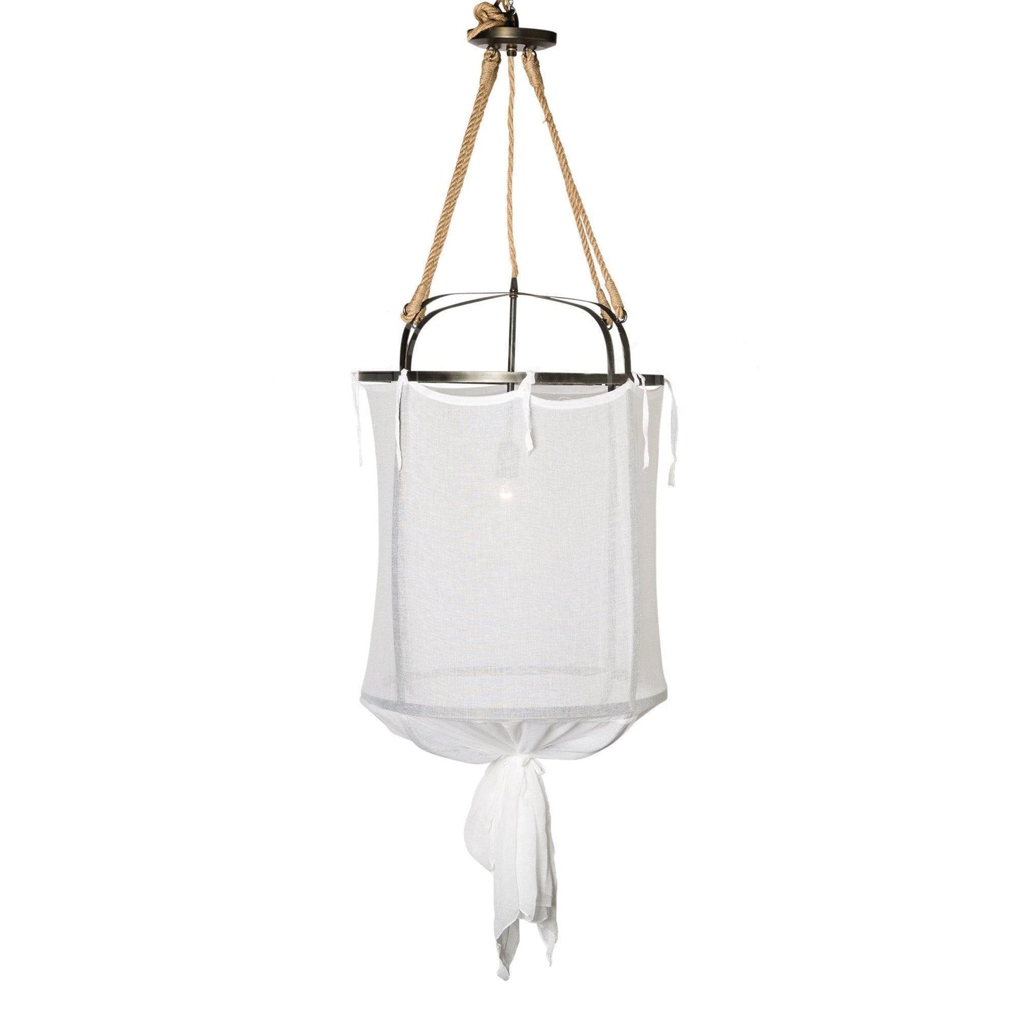 Provence Linen Pendant Light