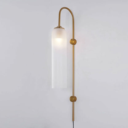 Modern Glass Plug-In Wall Lamp