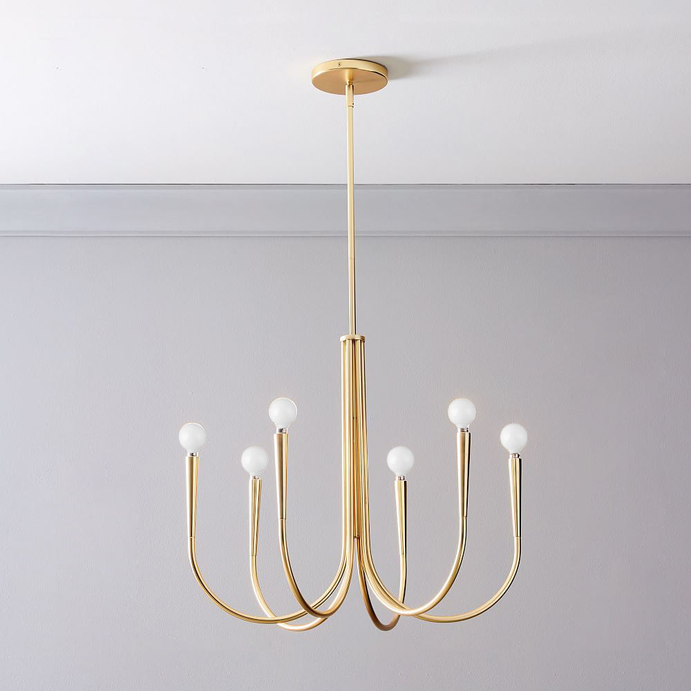 Swoop Arm Chandelier
