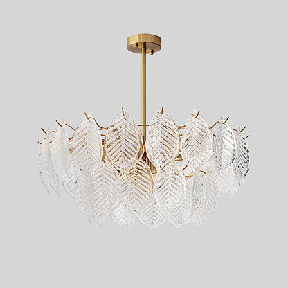 Leaf Glass Chandelier