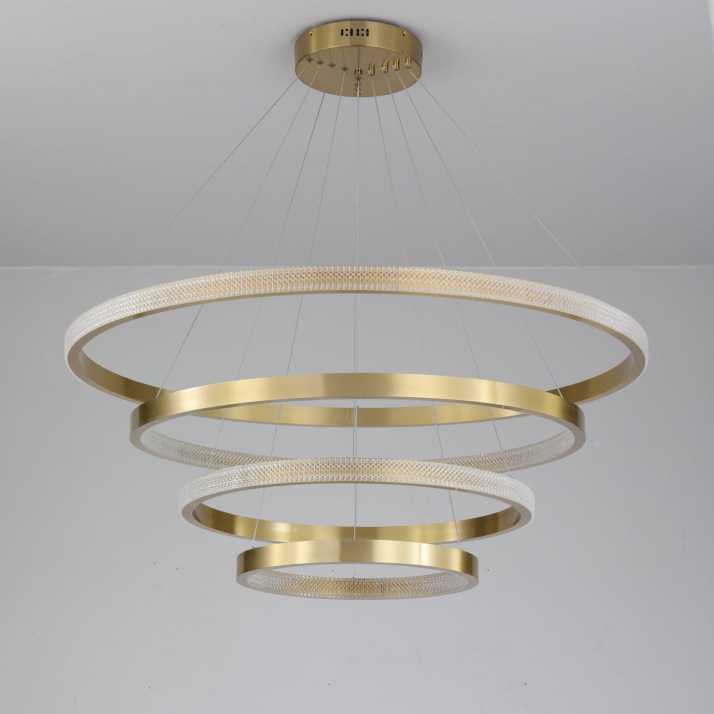 Ring Art Stairwell Chandelier