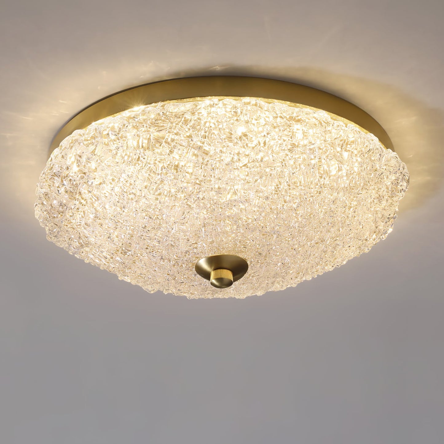 Crystal Wave Ceiling Light