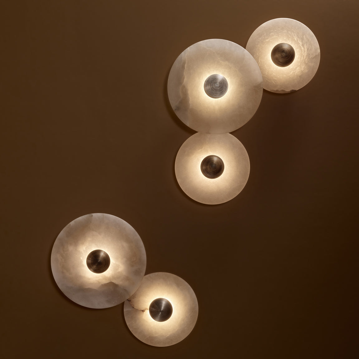 Alabaster Planes Sconce