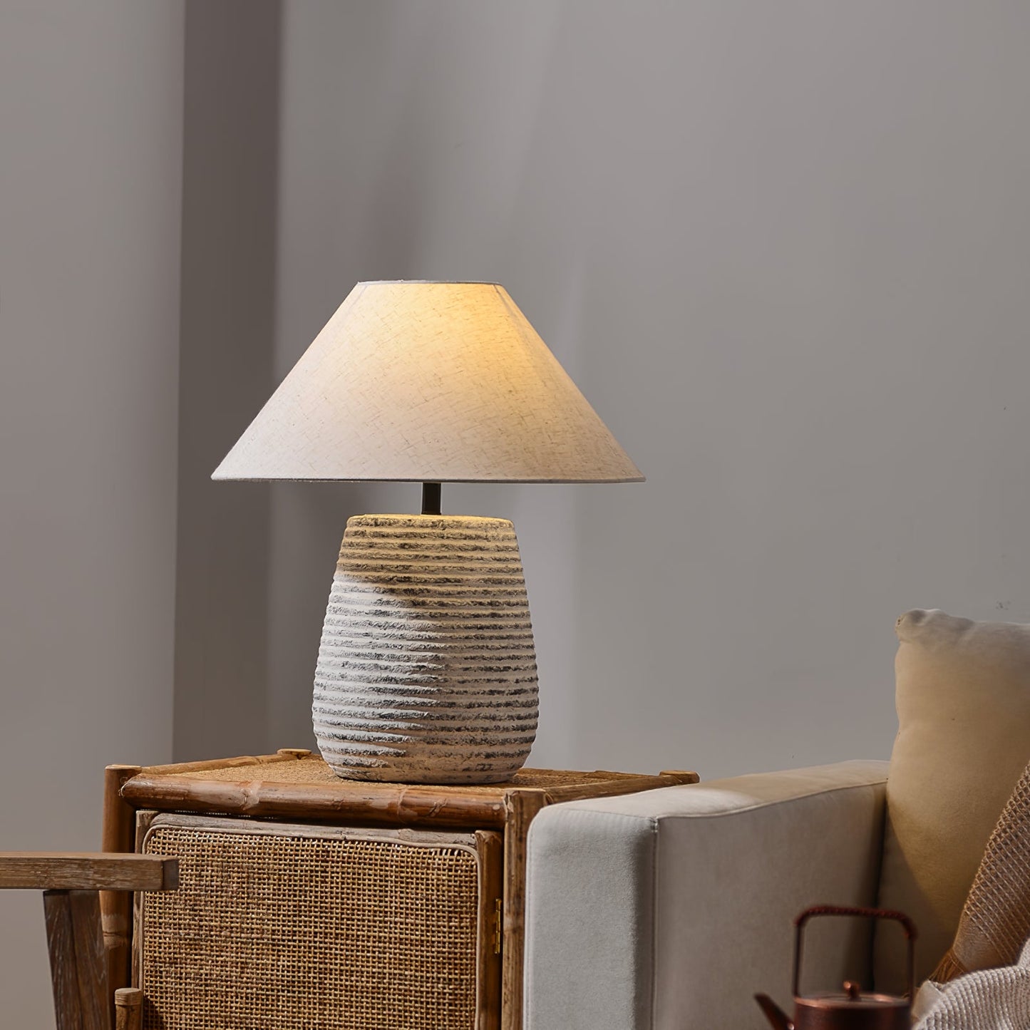 Koa Table Lamp