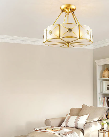 Lumalin Glass Ceiling Light