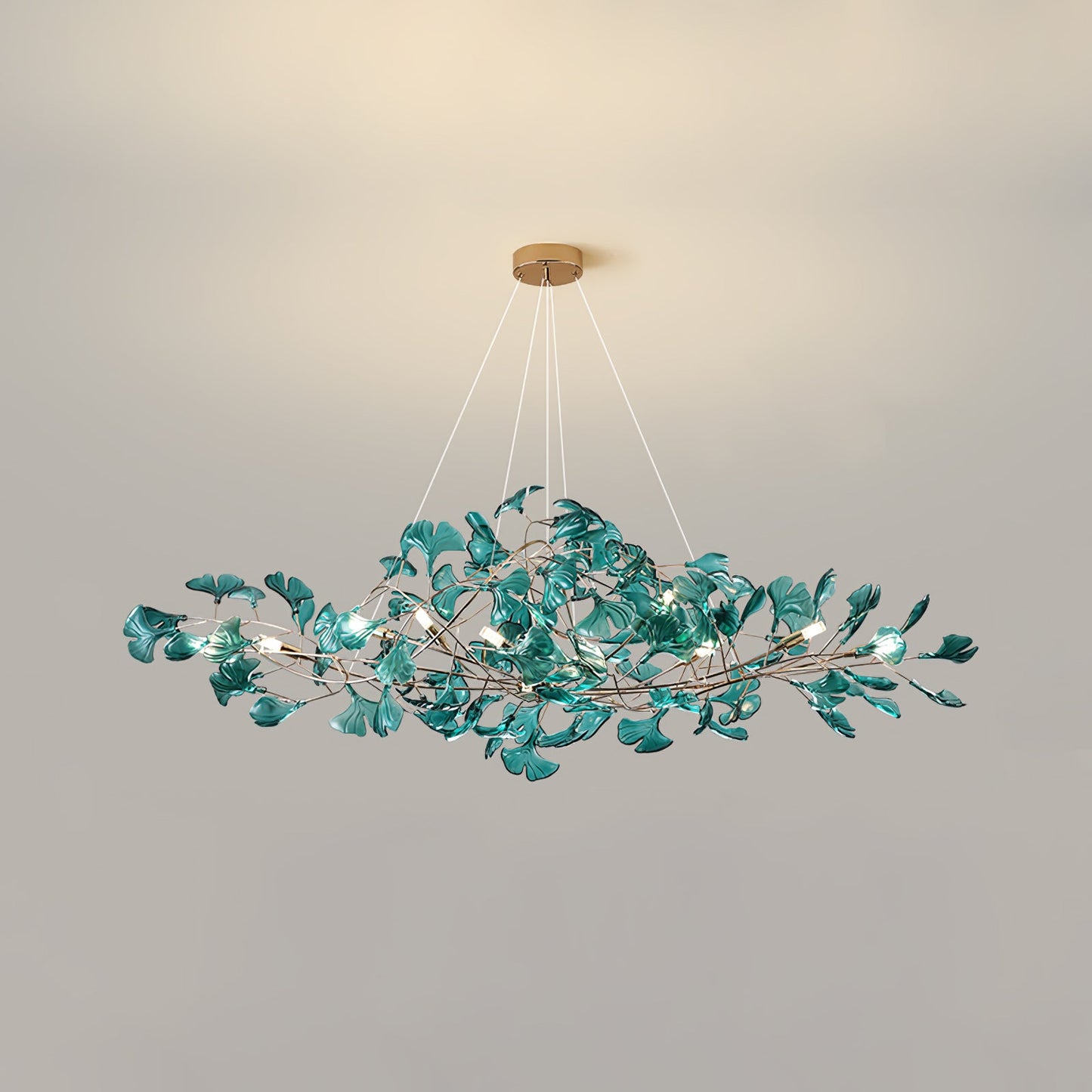Acrylic Gingko Chandelier