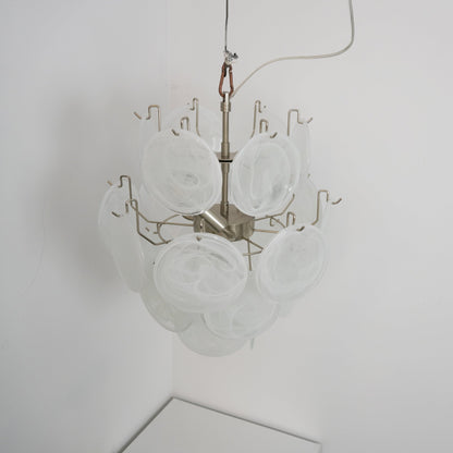 Loire Valley Glass Chandelier