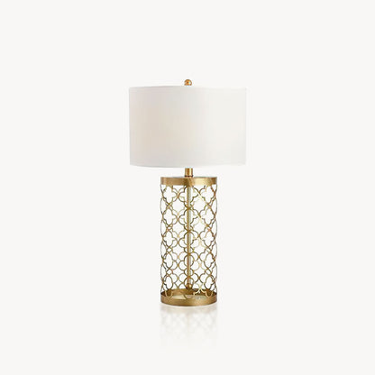 Openwork Metal Table Lamp