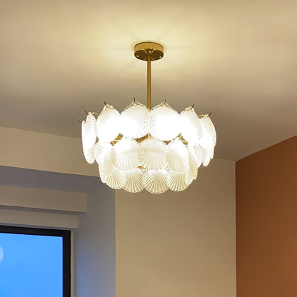 Shell Glass chandelier