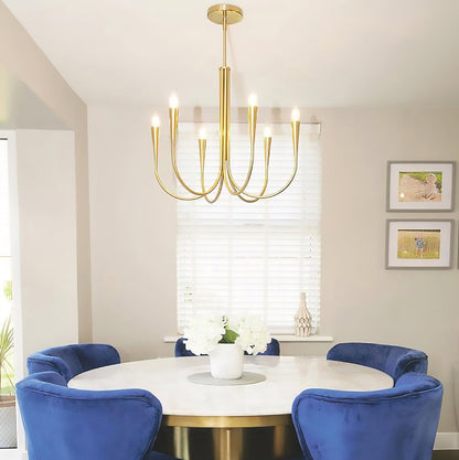 Swoop Arm Chandelier