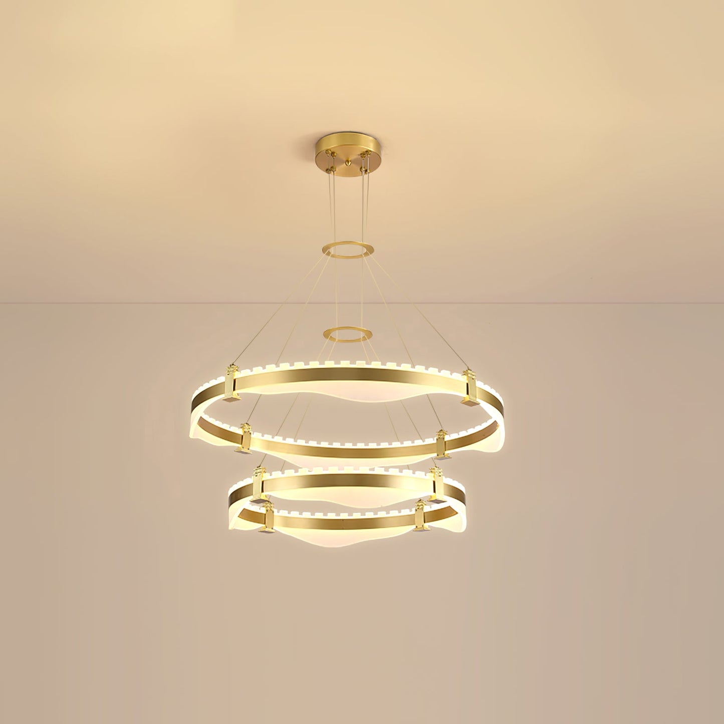 Ring Metallic Chandelier