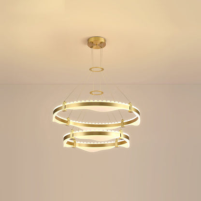 Ring Metallic Chandelier