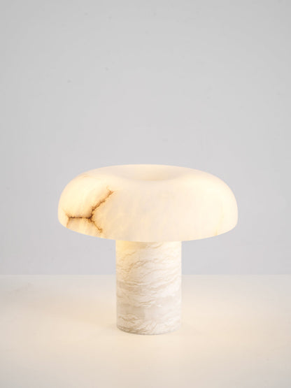 Mushroom Alabaster Table Lamp