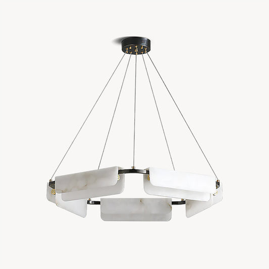 Delia Alabaster Chandelier
