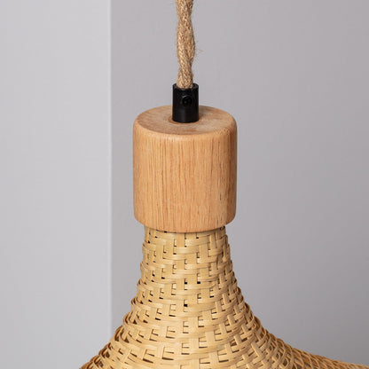 Straw hat Pendant Light