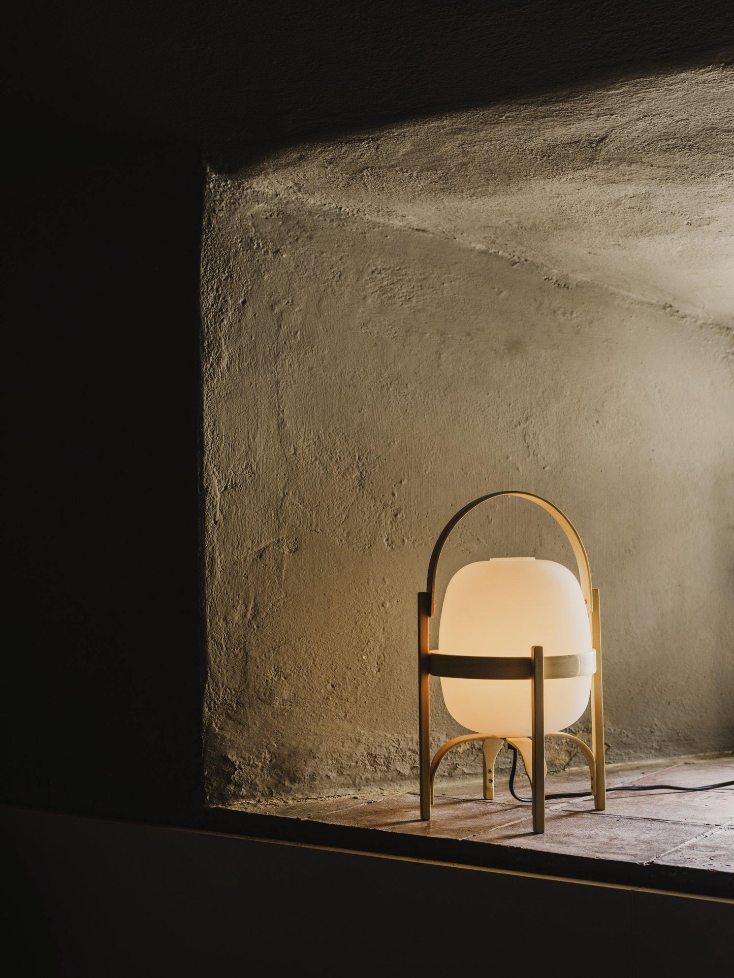 Lantern Glass Table Lamp